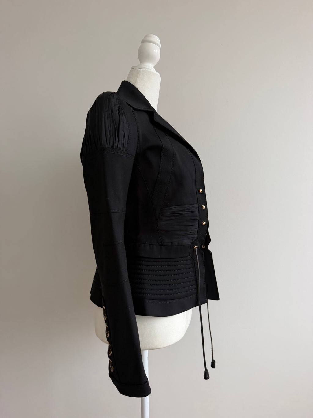 DSQUARED2 Fall/Winter 2010 Runway Corset Lace-Up Blazer