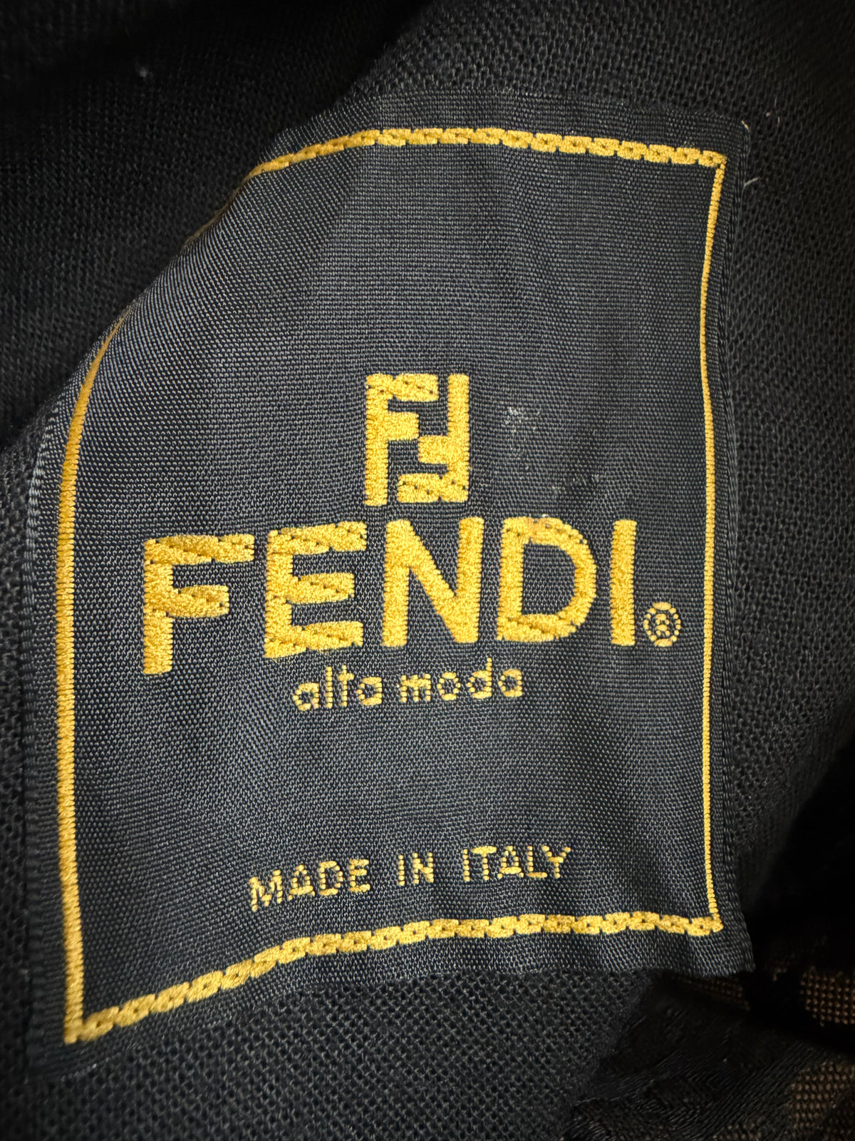 1990s Fendi Karl Lagerfeld Leopard Print Jeans Made in Italy
