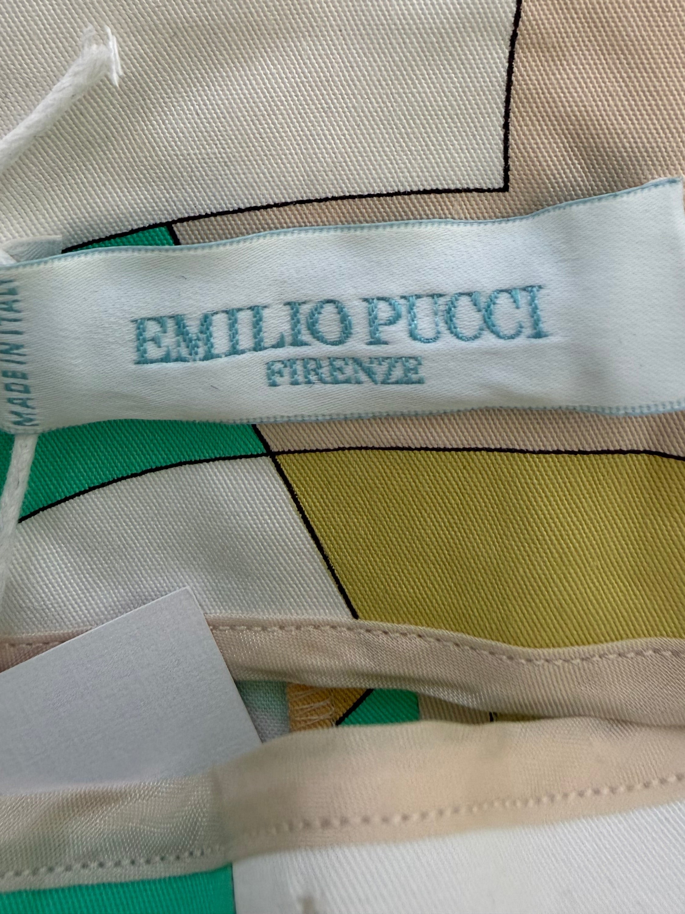 Emilio Pucci Abstract Print Straight-Leg Pants