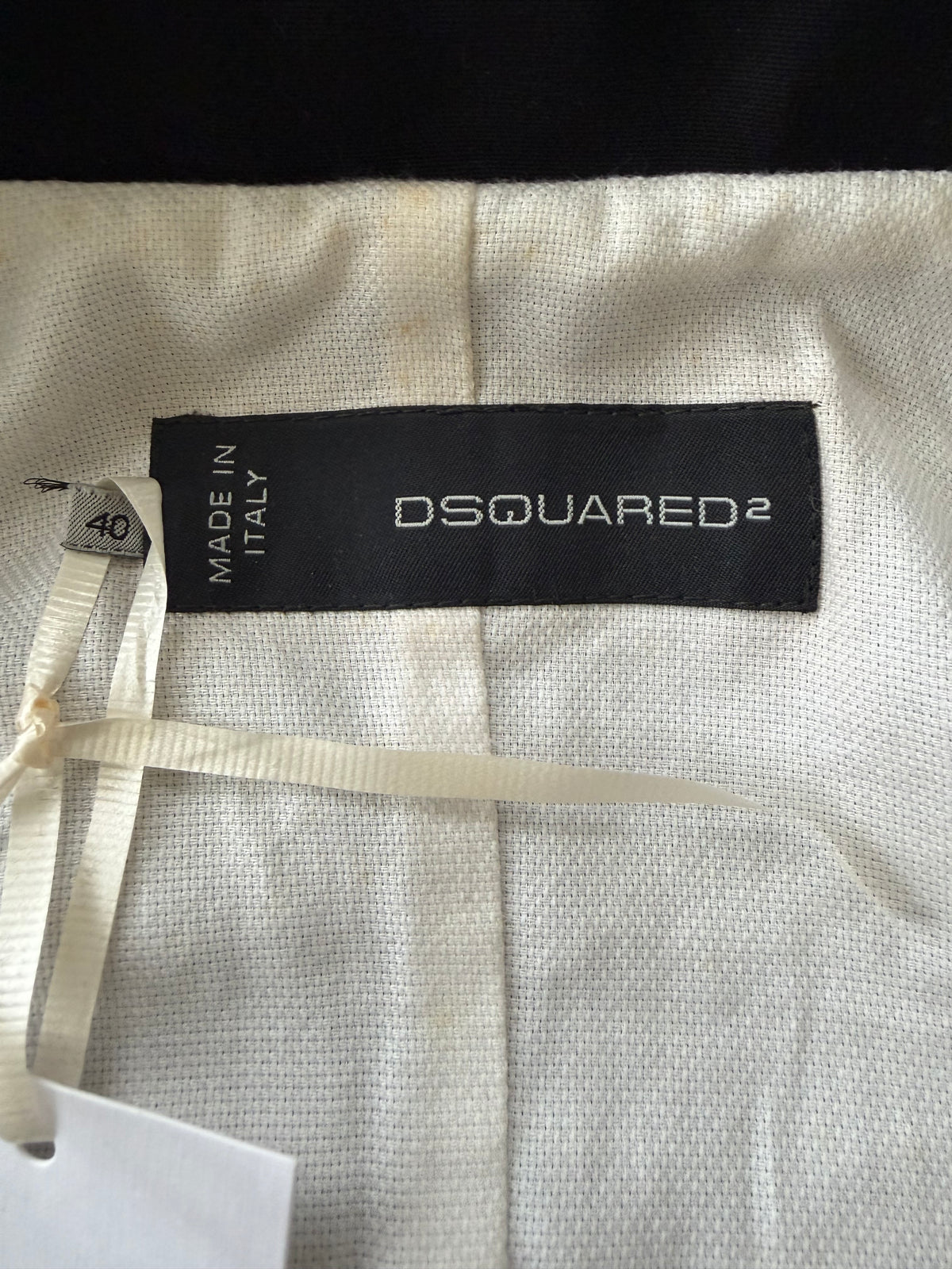 DSQUARED2 Fall/Winter 2010 Runway Corset Lace-Up Blazer