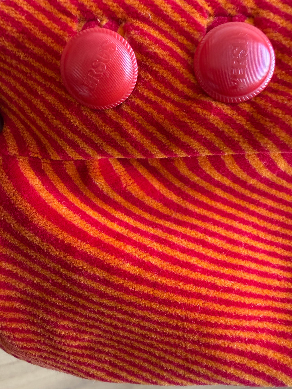 1990s Versus Gianni Versace Psychedelic Velvet Blazer