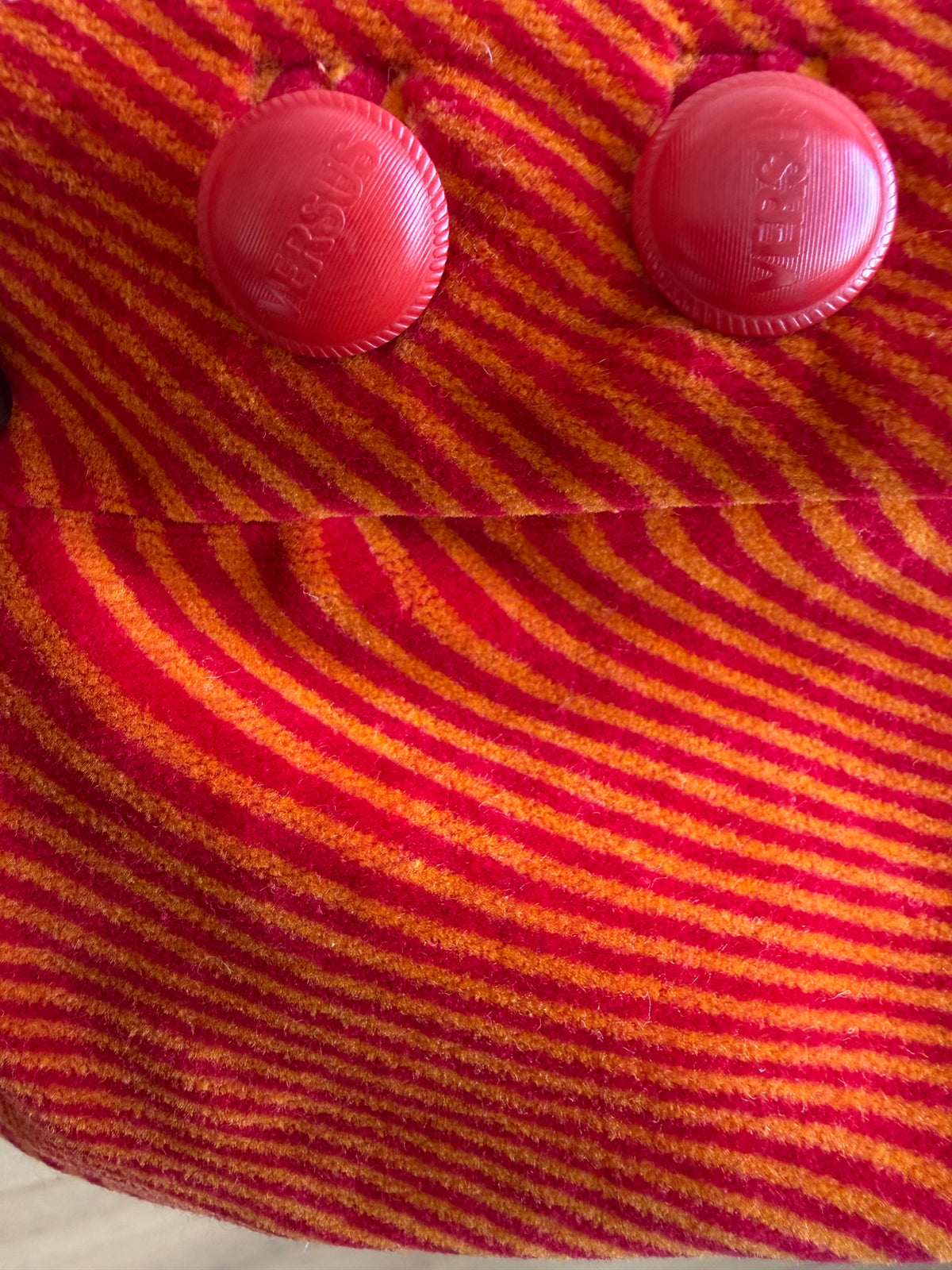 1990s Versus Gianni Versace Psychedelic Velvet Blazer