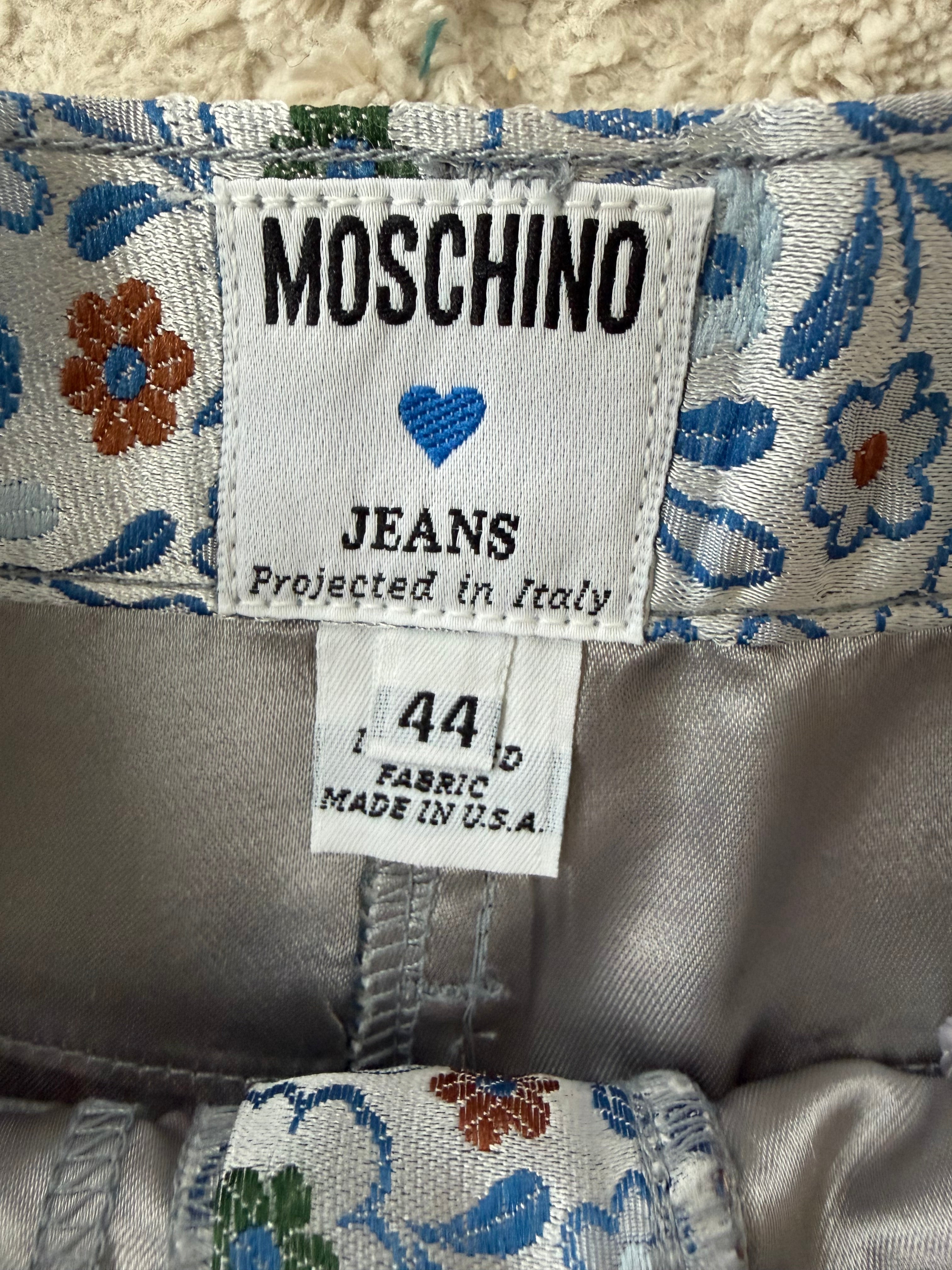Moschino Jeans Floral Mini Skirt Late 90s/Y2K with original tags