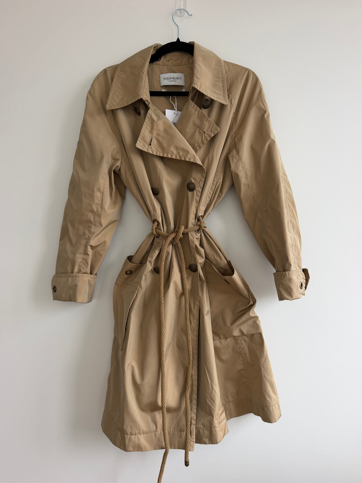 Yves Saint Laurent Rive Gauche trench coat - Tom Ford’s Fall/Winter 2004 collection