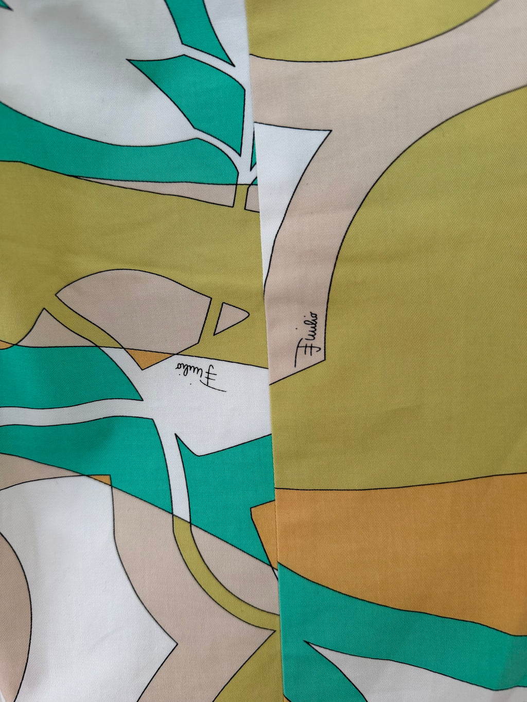 Emilio Pucci Abstract Print Straight-Leg Pants