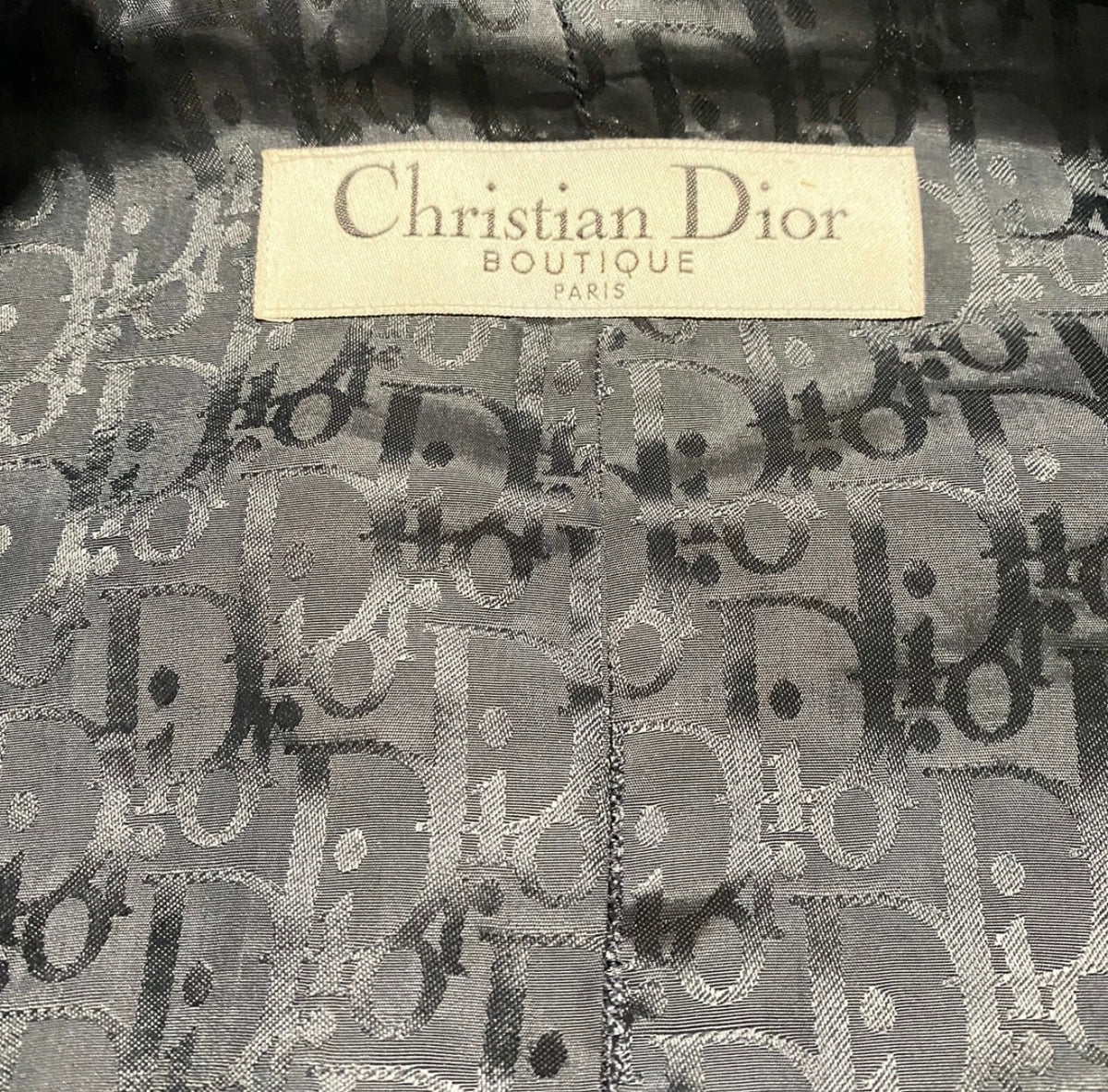 Christian Dior by John Galliano 2006 Embroidered Butterfly Denim Blazer