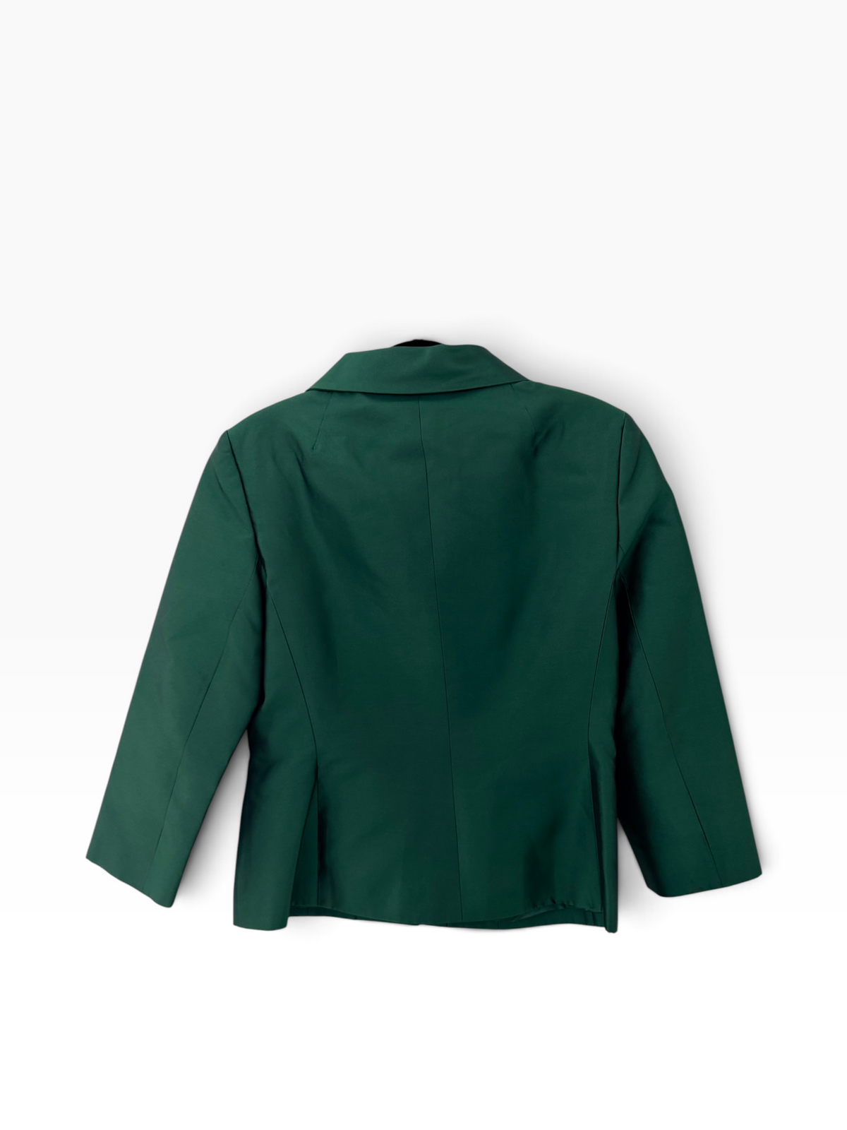 Dolce & Gabbana SS1996 Look 57 Runway Emerald Silk Jacket