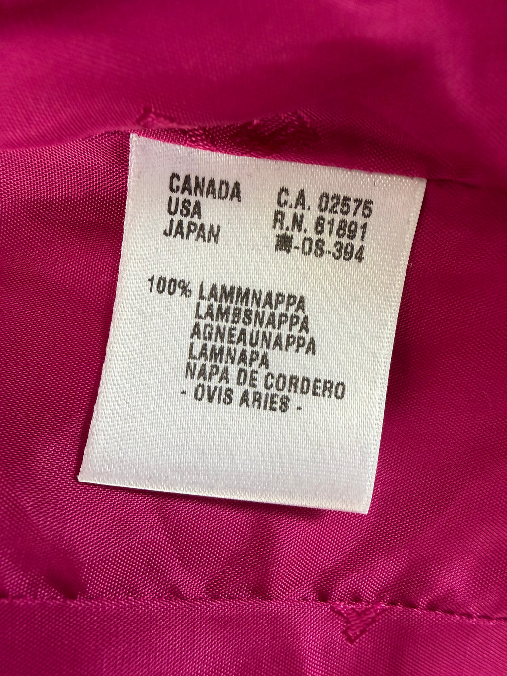 Escada Vintage Y2K Fuchsia Embossed Leather Blazer – Size 38