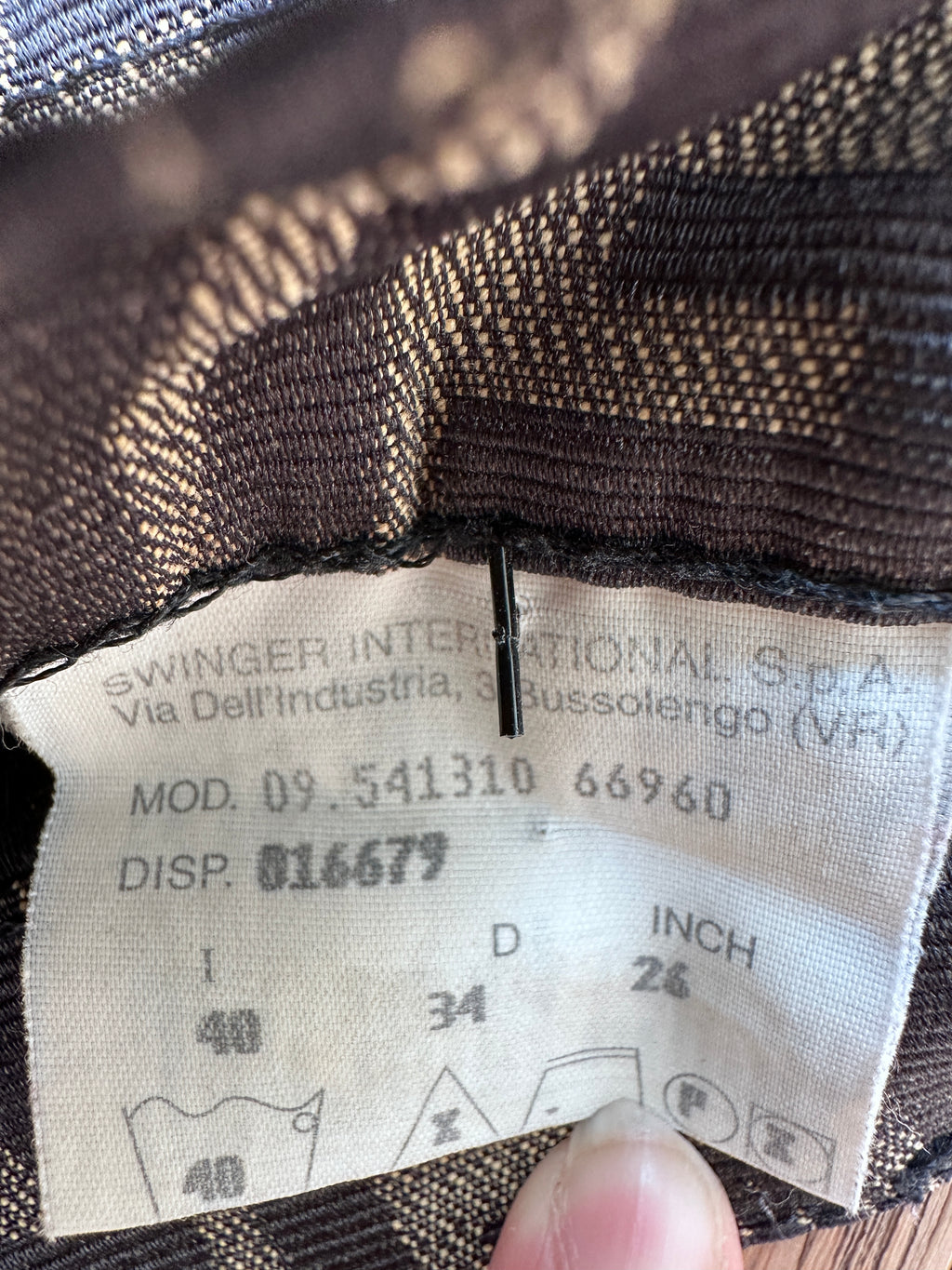 FENDI Vintage 1990s Zucca Logo Skirt