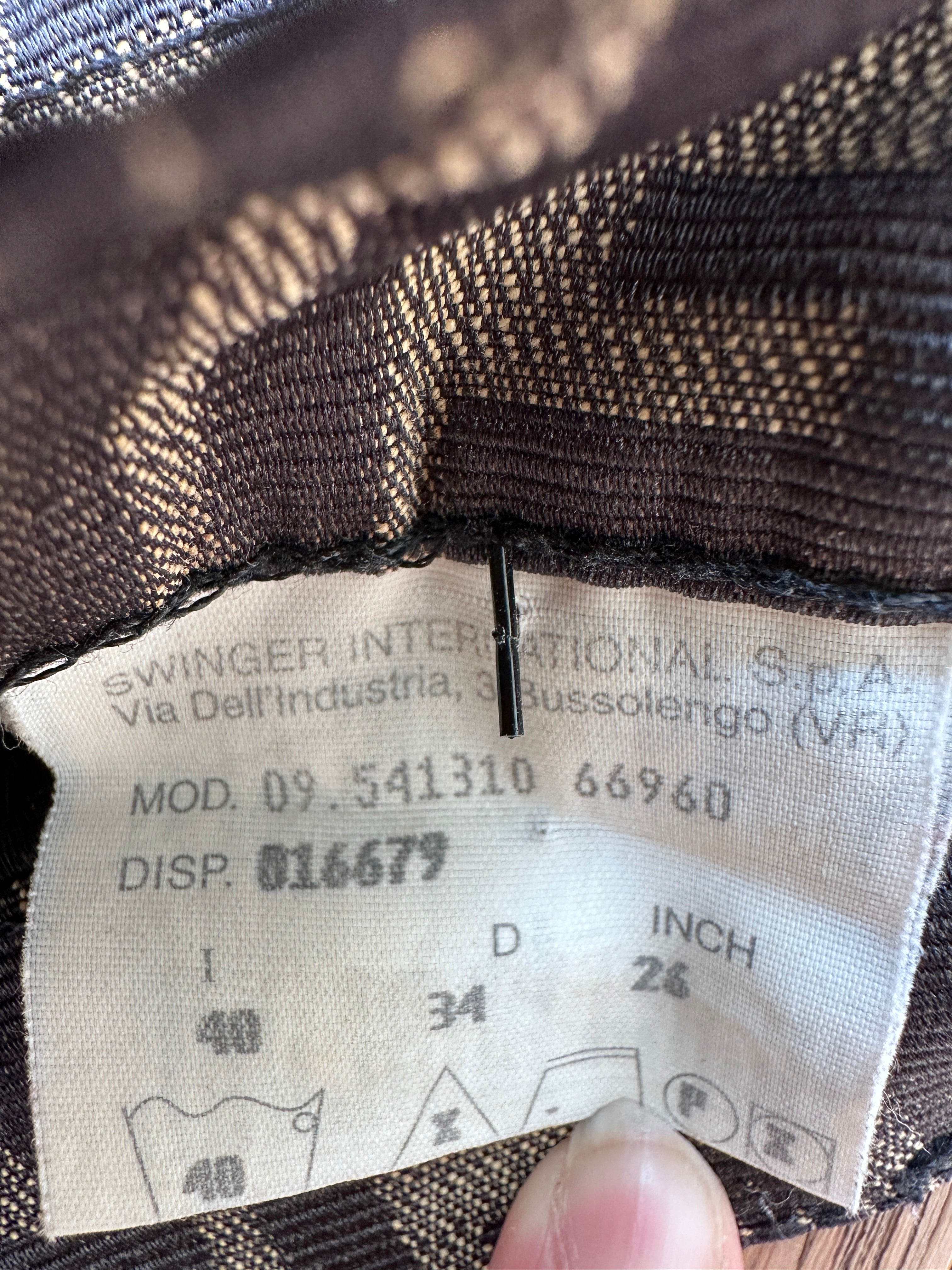 FENDI Vintage 1990s Zucca Logo Skirt