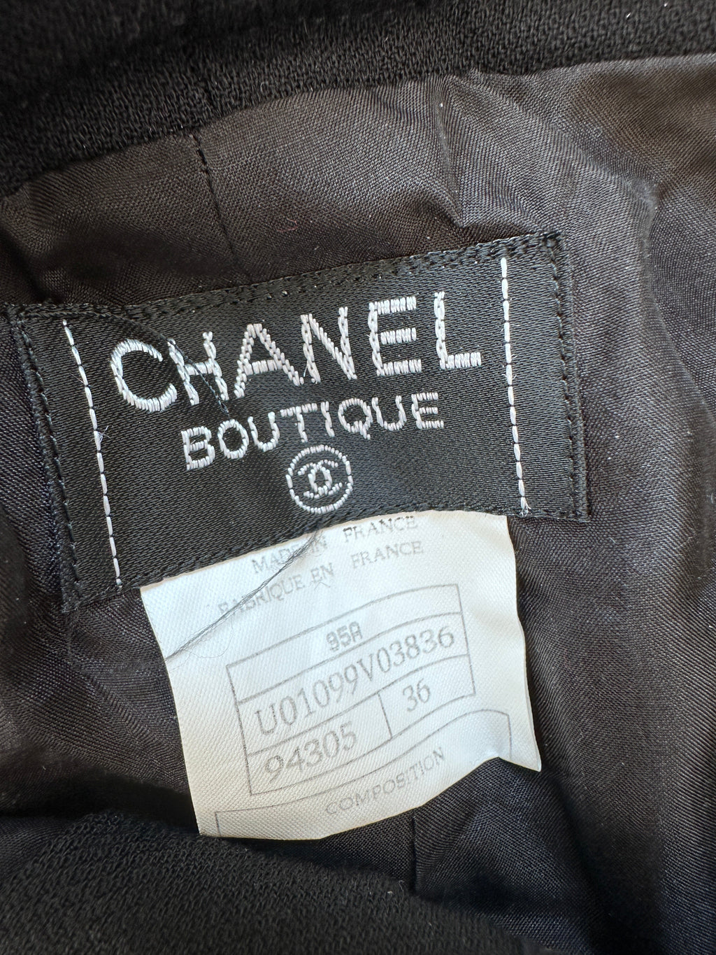 Chanel Boutique Wool Trousers- 1995 collection by Karl Lagerfeld