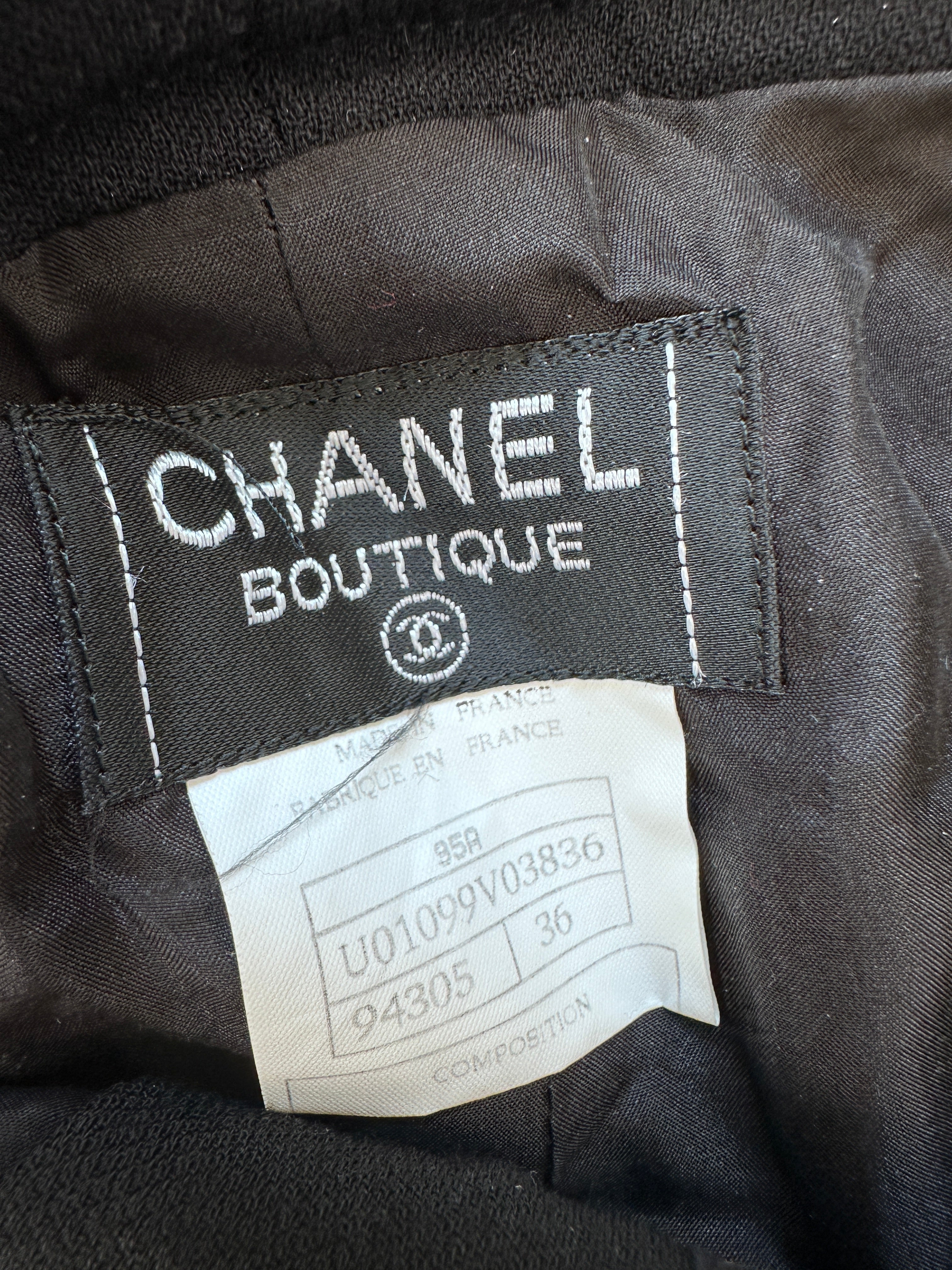 Chanel Boutique Wool Trousers- 1995 collection by Karl Lagerfeld