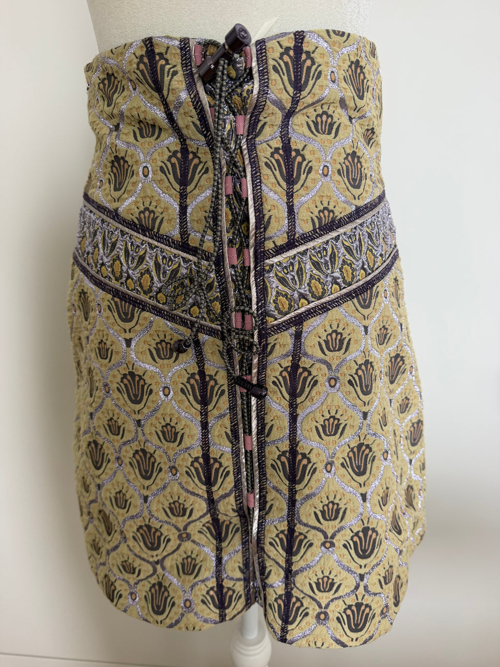 Louis Vuitton SS 2010 Marc Jacobs Runway Brocade Mini Skirt NWT
