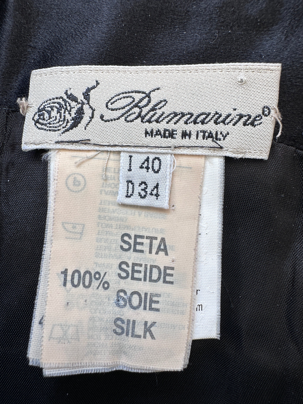 Blumarine 100% Silk Embroidered Skirt