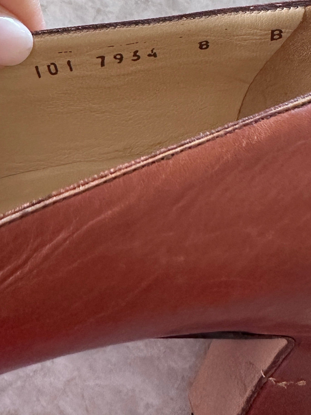 Vintage 80s/90s Gucci Horsebit Brown Cognac Leather Loafer Pumps