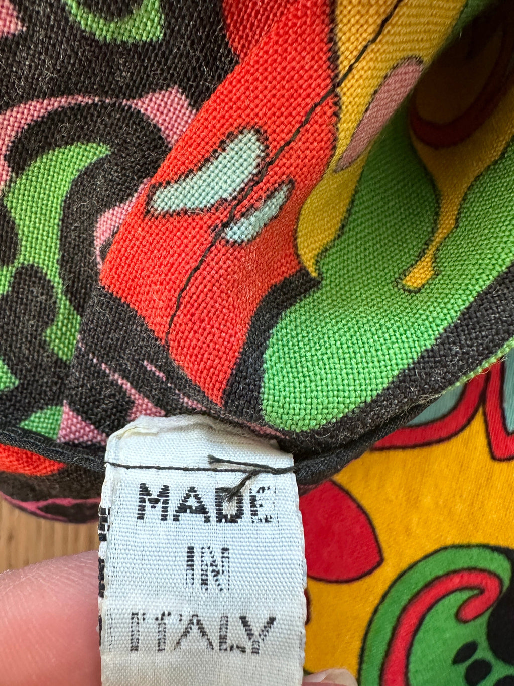 Vintage Moschino Couture Printed Pants — 90s Era