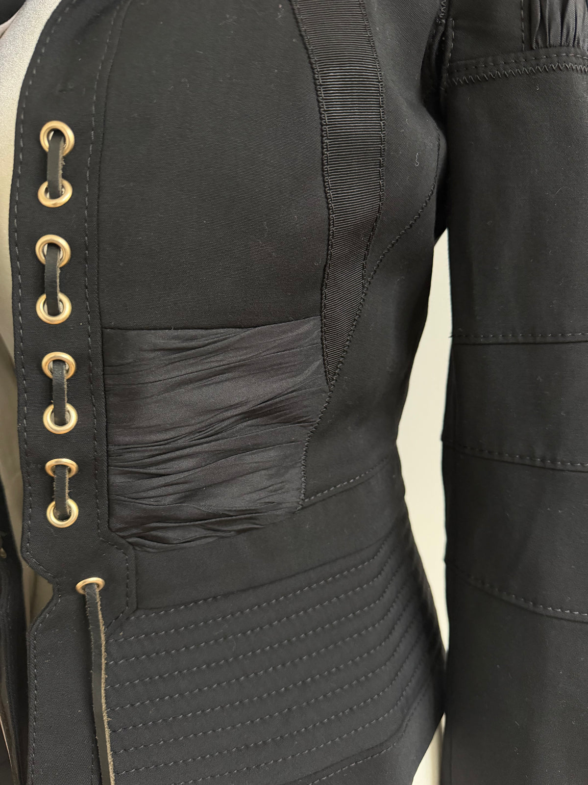 DSQUARED2 Fall/Winter 2010 Runway Corset Lace-Up Blazer