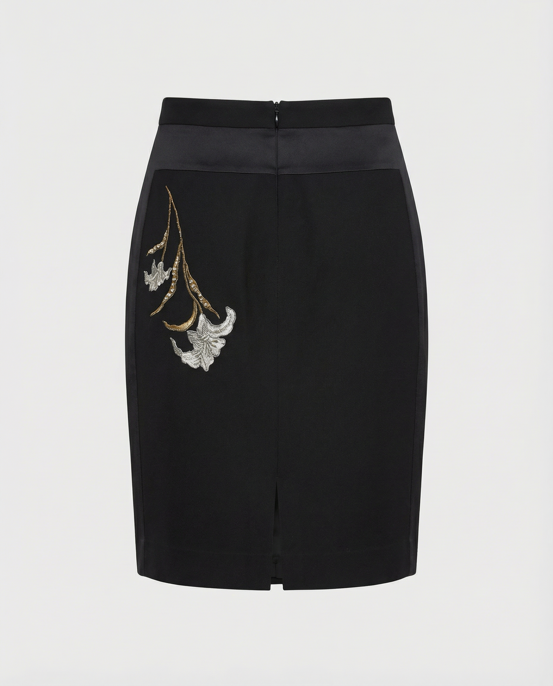 Blumarine 100% Silk Embroidered Skirt