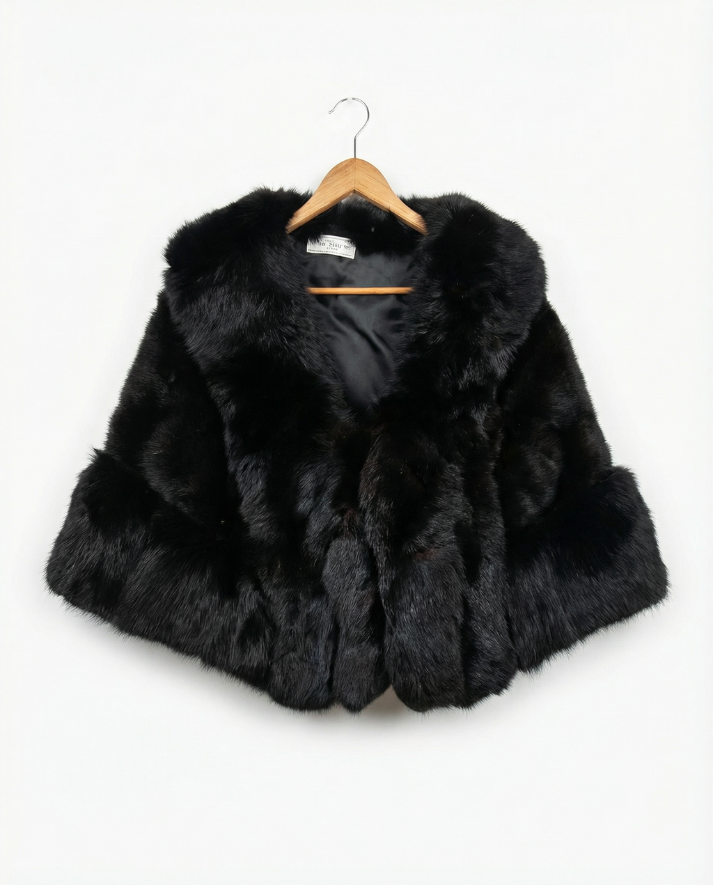 Vintage Saks Fifth Avenue Genuine Mink Fur Cape
