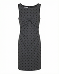 MOSCHINO Cheap & Chic Polka Dot Bow Sheath Dress
