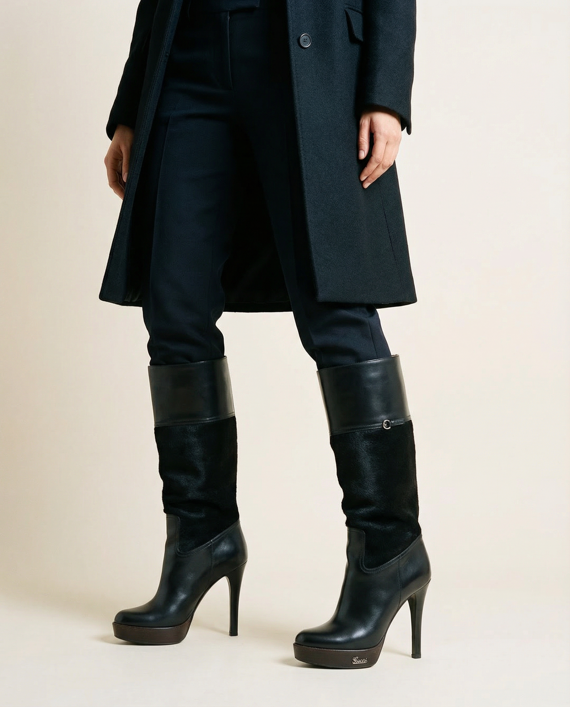 Gucci Pony Hair Boots