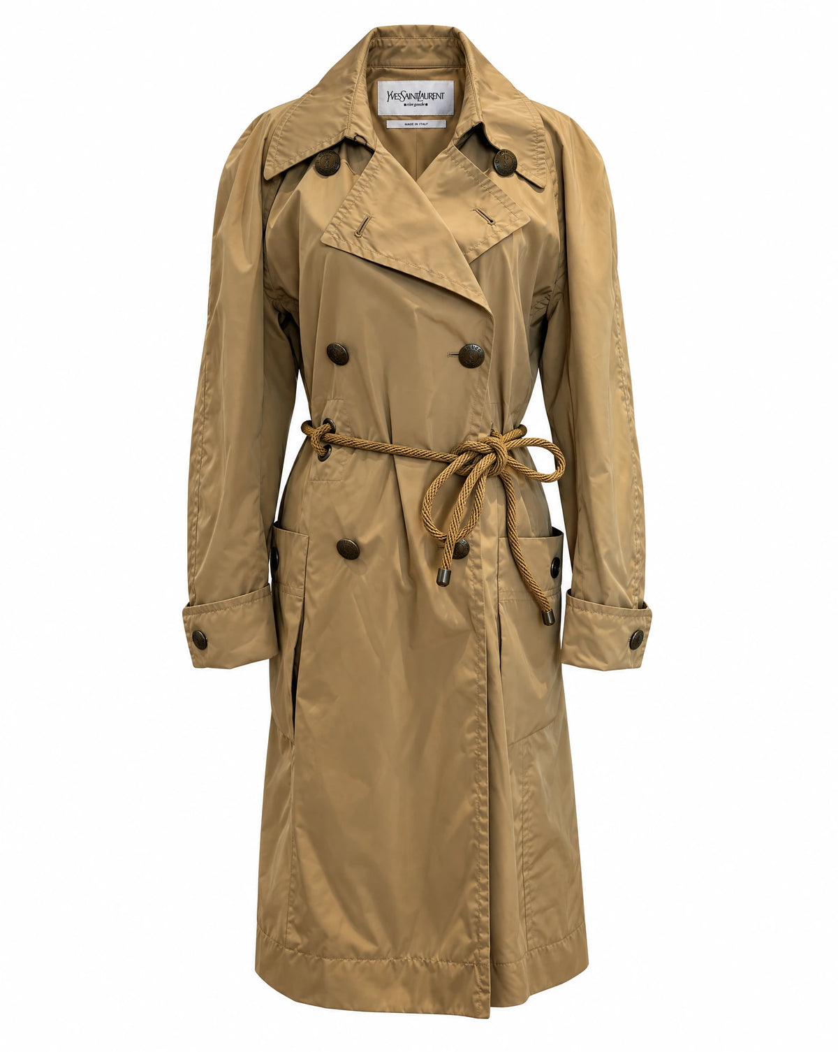 Yves Saint Laurent Rive Gauche trench coat - Tom Ford’s Fall/Winter 2004 collection
