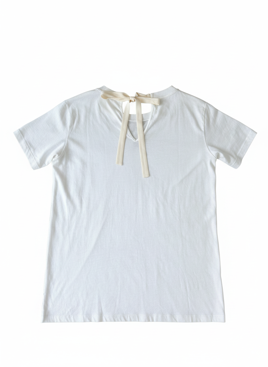 Miu Miu Lace Appliqué T-Shirt (Early 2010s Era)