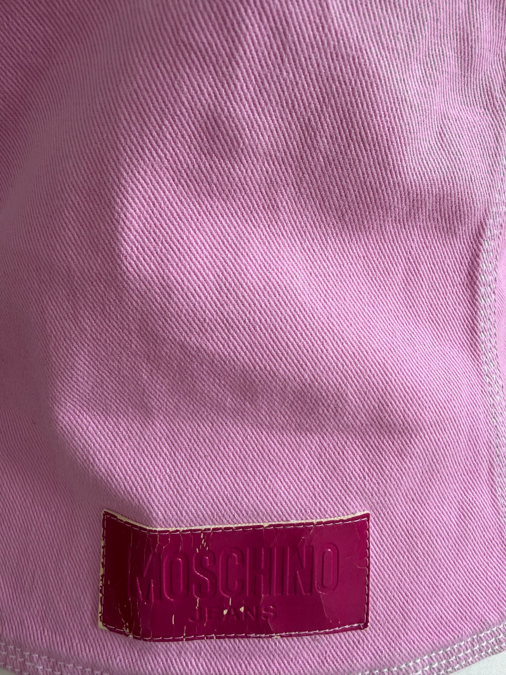 Vintage Moschino Jeans Pink Fitted Jacket (Y2K)