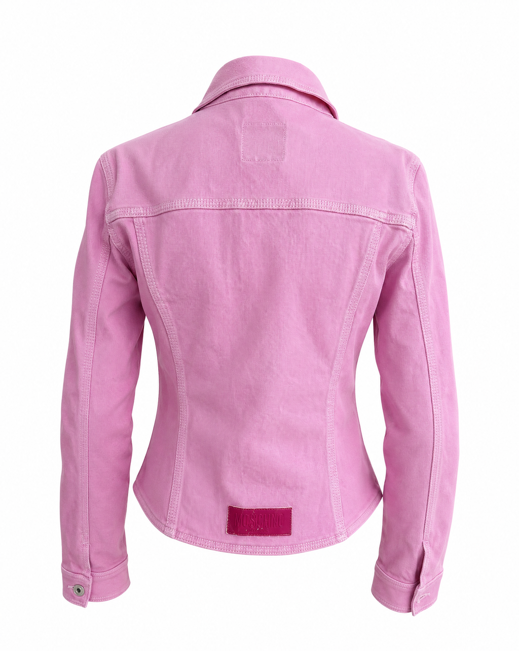 Vintage Moschino Jeans Pink Fitted Jacket (Y2K)