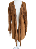 Ralph Lauren Camel Suede Fringe Jacket – Boho Western Style