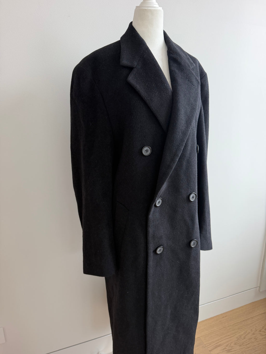Vintage Ralph Lauren Wool & Cashmere Double-Breasted Maxi Coat