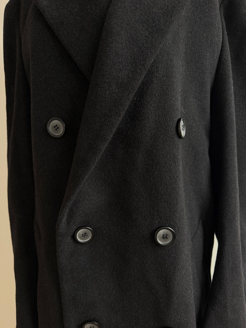 Vintage Ralph Lauren Wool & Cashmere Double-Breasted Maxi Coat