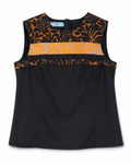 Vintage Prada Floral Jacquard Sleeveless Top - Archive Piece