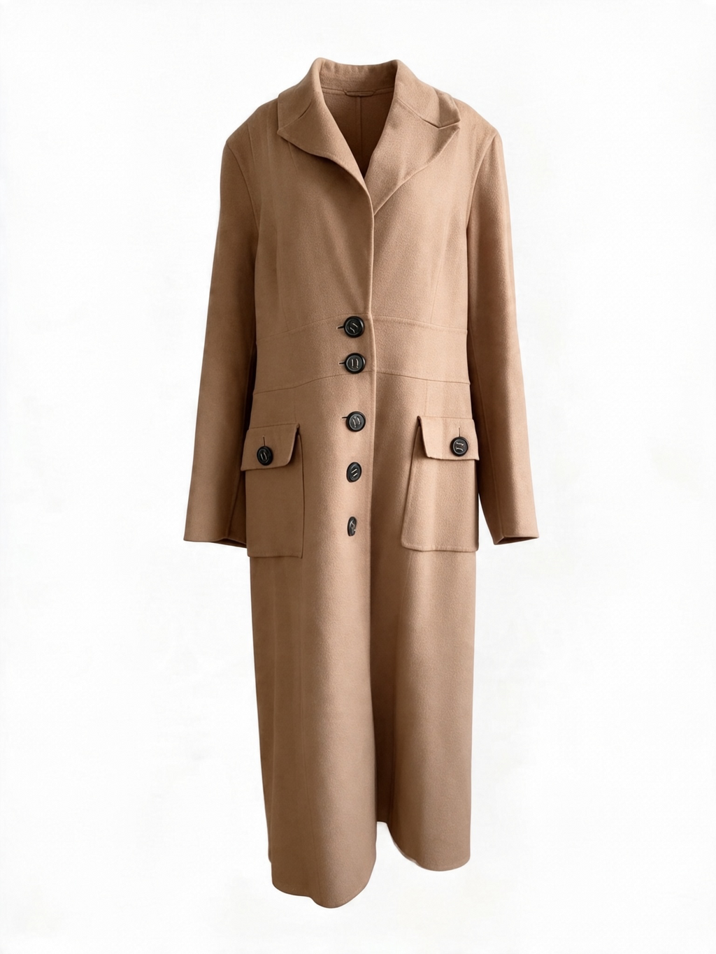ESCADA 100% Cashmere Camel Maxi Coat - 1990s
