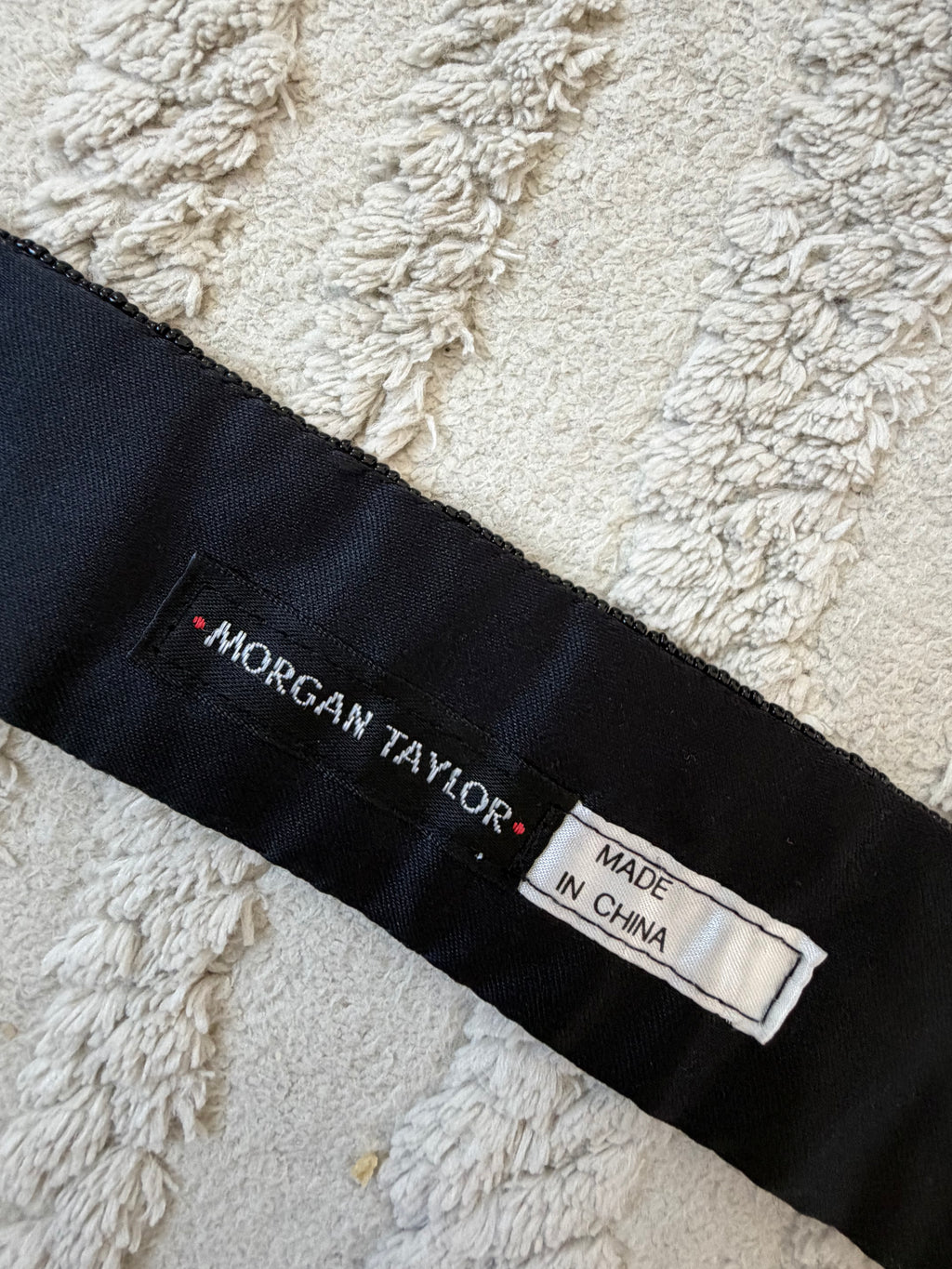 Vintage Morgan Taylor Beaded Statement Belt