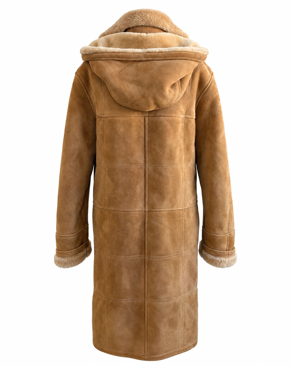 1970s French Shearling Toggle Coat – Camel Suede