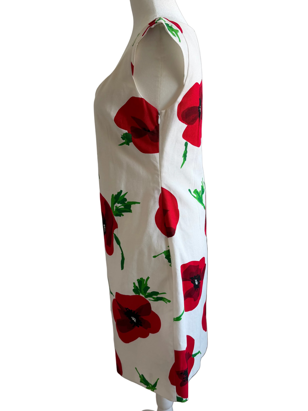Moschino Cheap and Chic Poppy Print Shift Dress