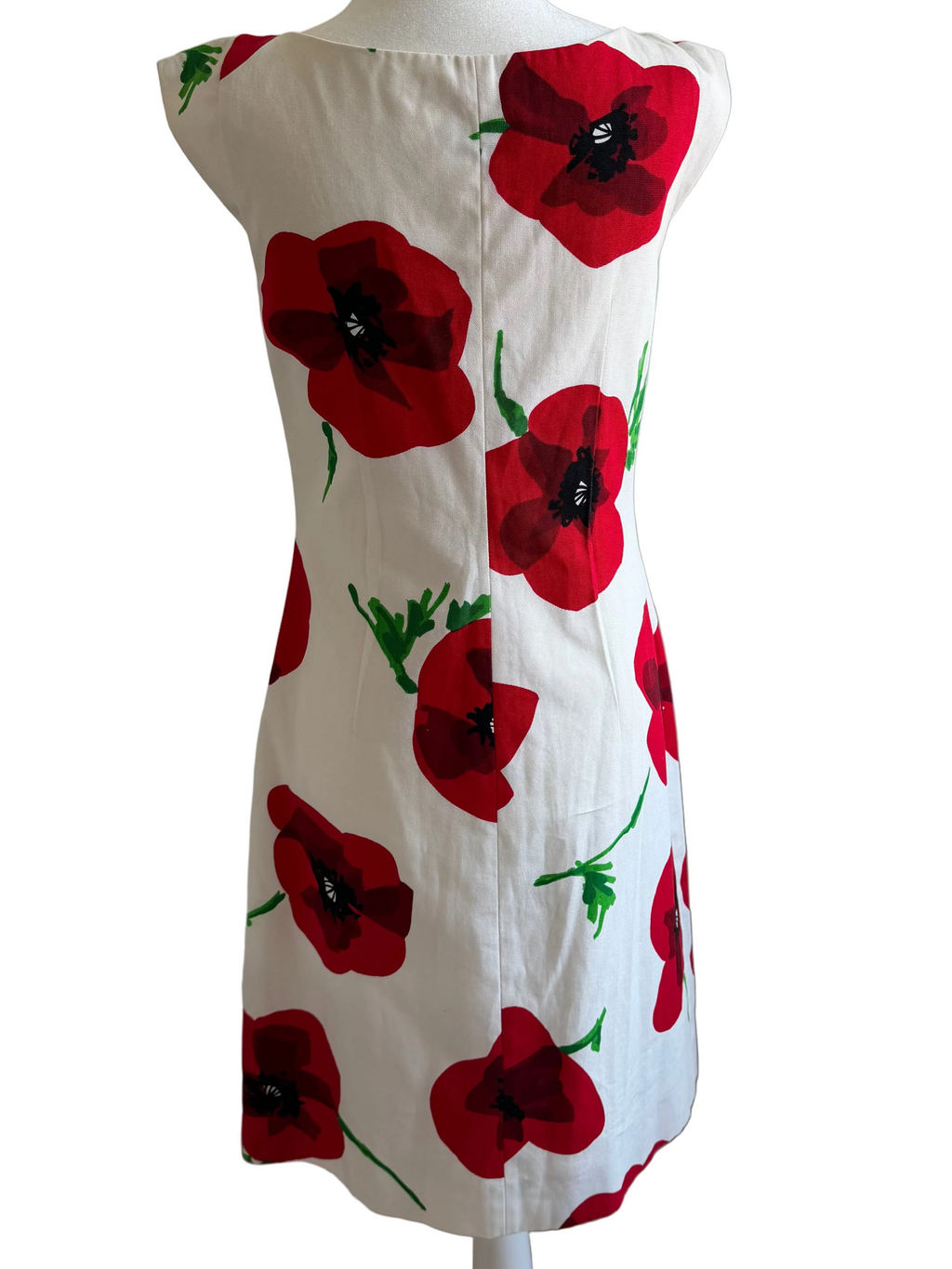 Moschino Cheap and Chic Poppy Print Shift Dress