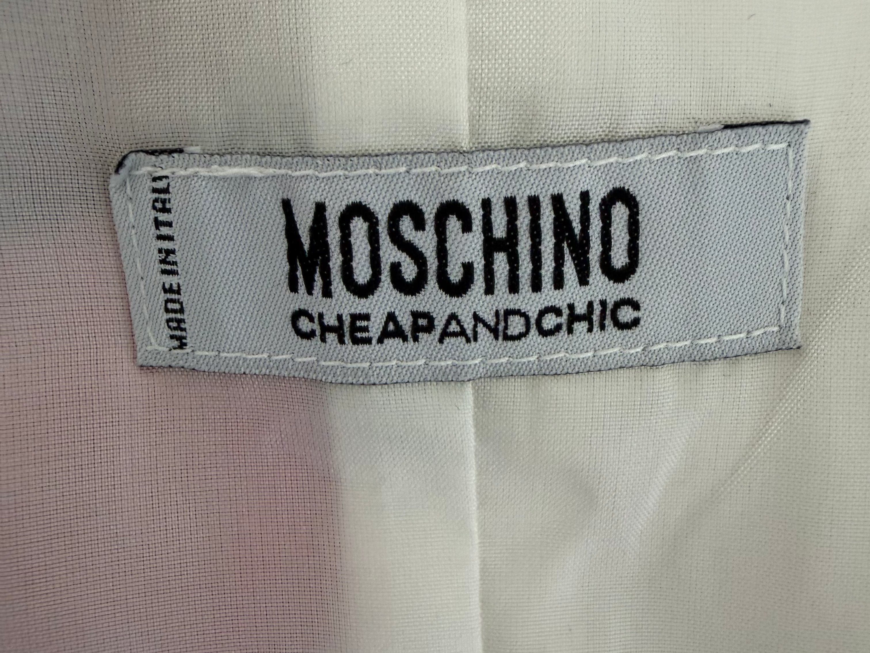Moschino Cheap and Chic Poppy Print Shift Dress