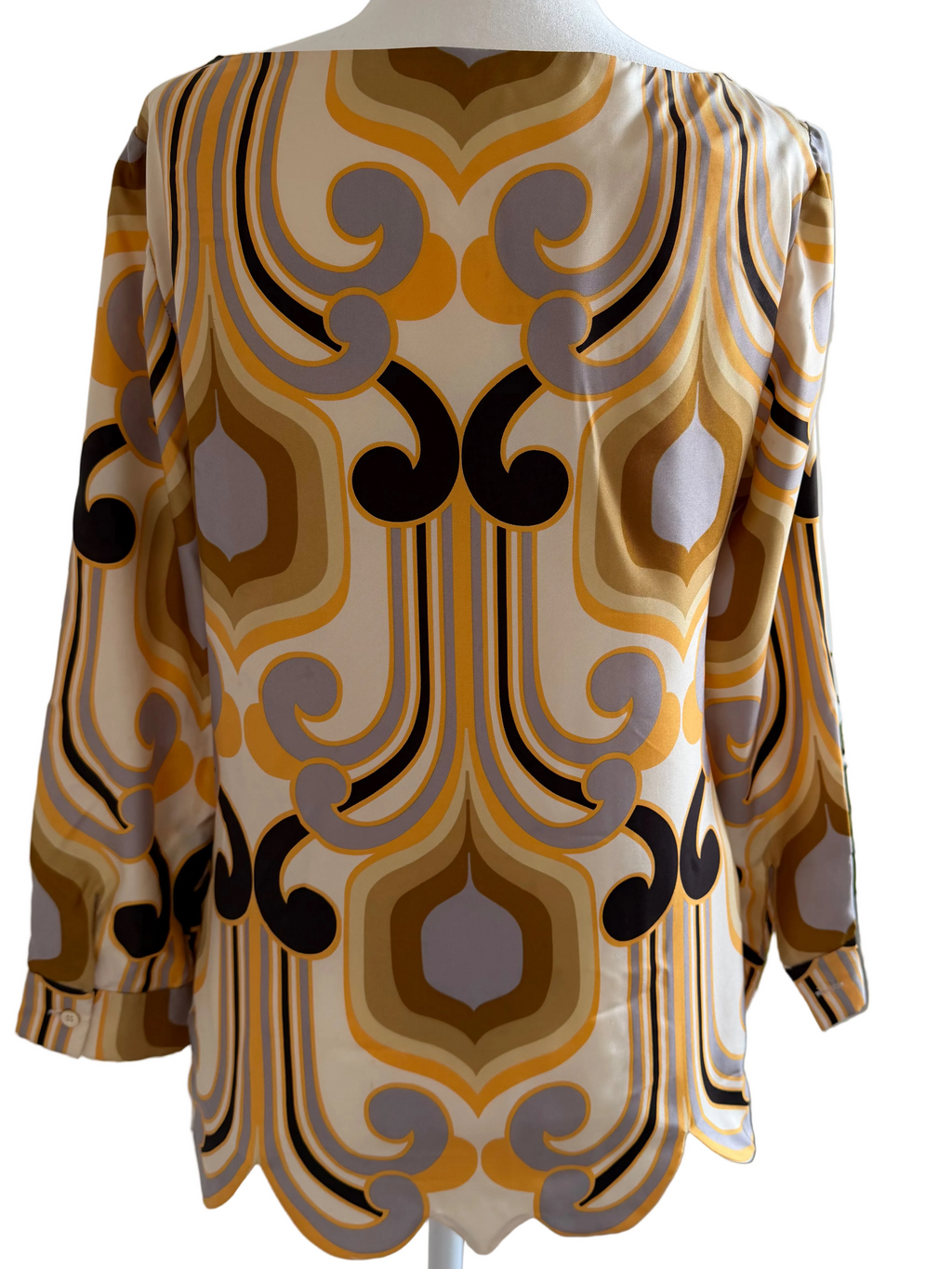 Miu Miu SS 2005 Runway Silk Print Tunic