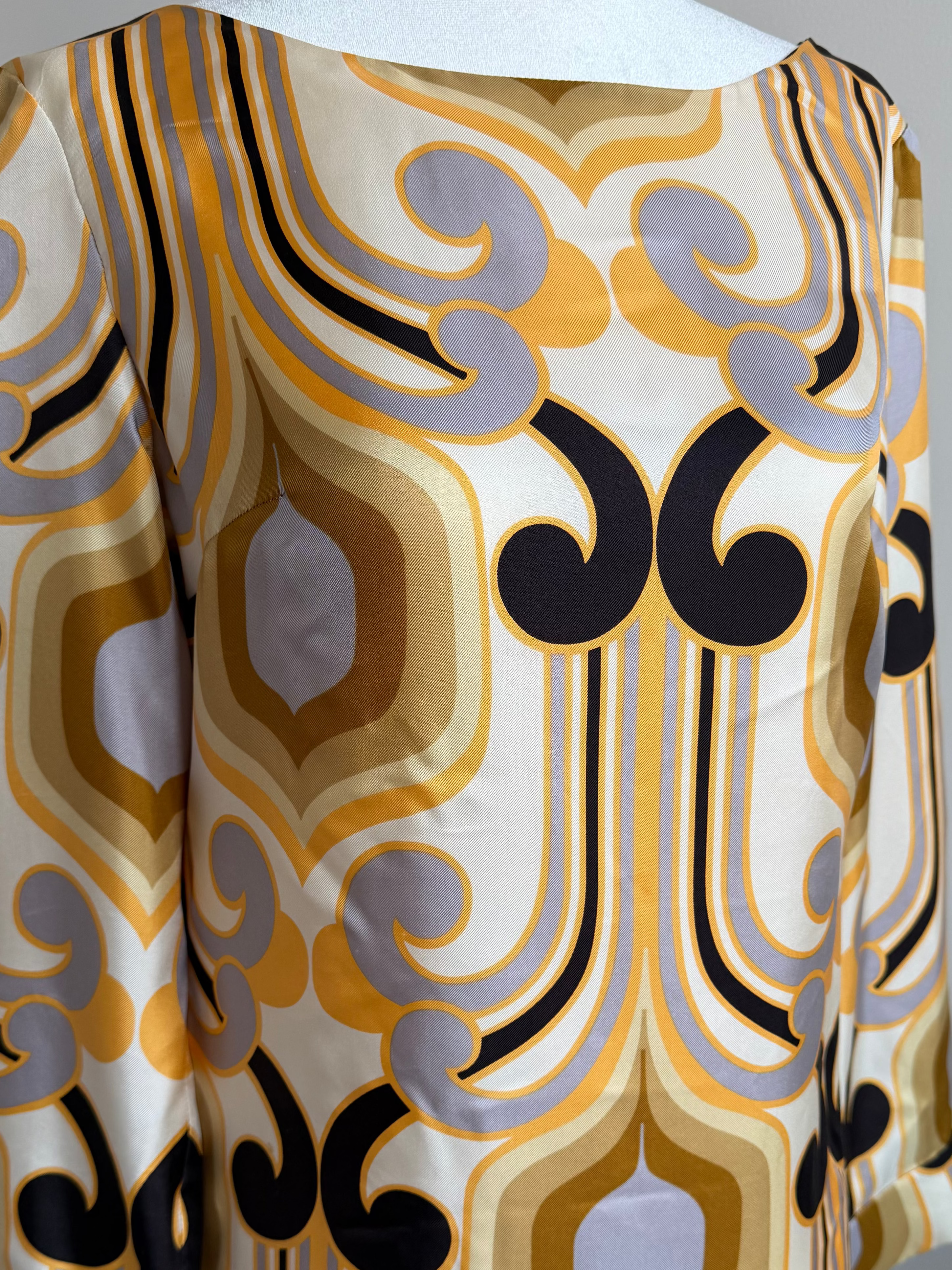 Miu Miu SS 2005 Runway Silk Print Tunic