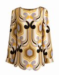 Miu Miu SS 2005 Runway Silk Print Tunic