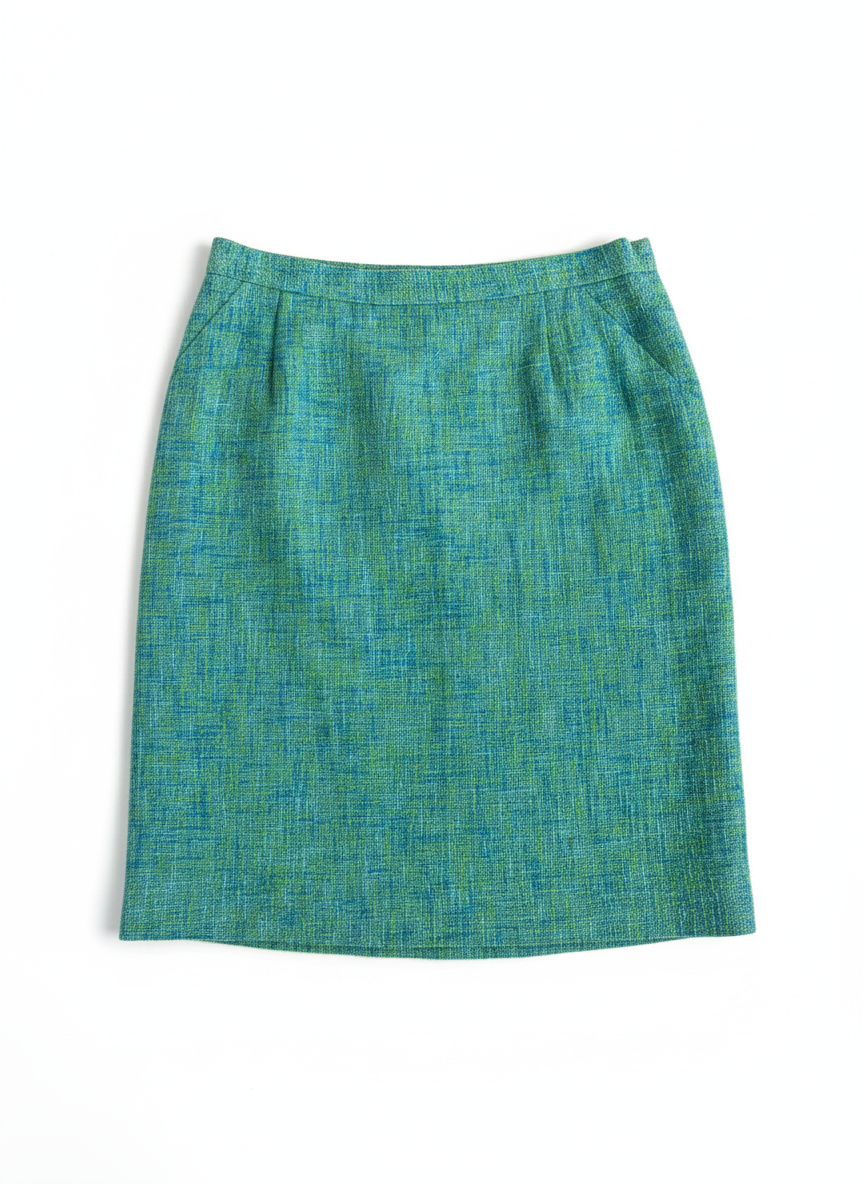 Y2K Moschino Cheap and Chic Woven Cotton Skirt