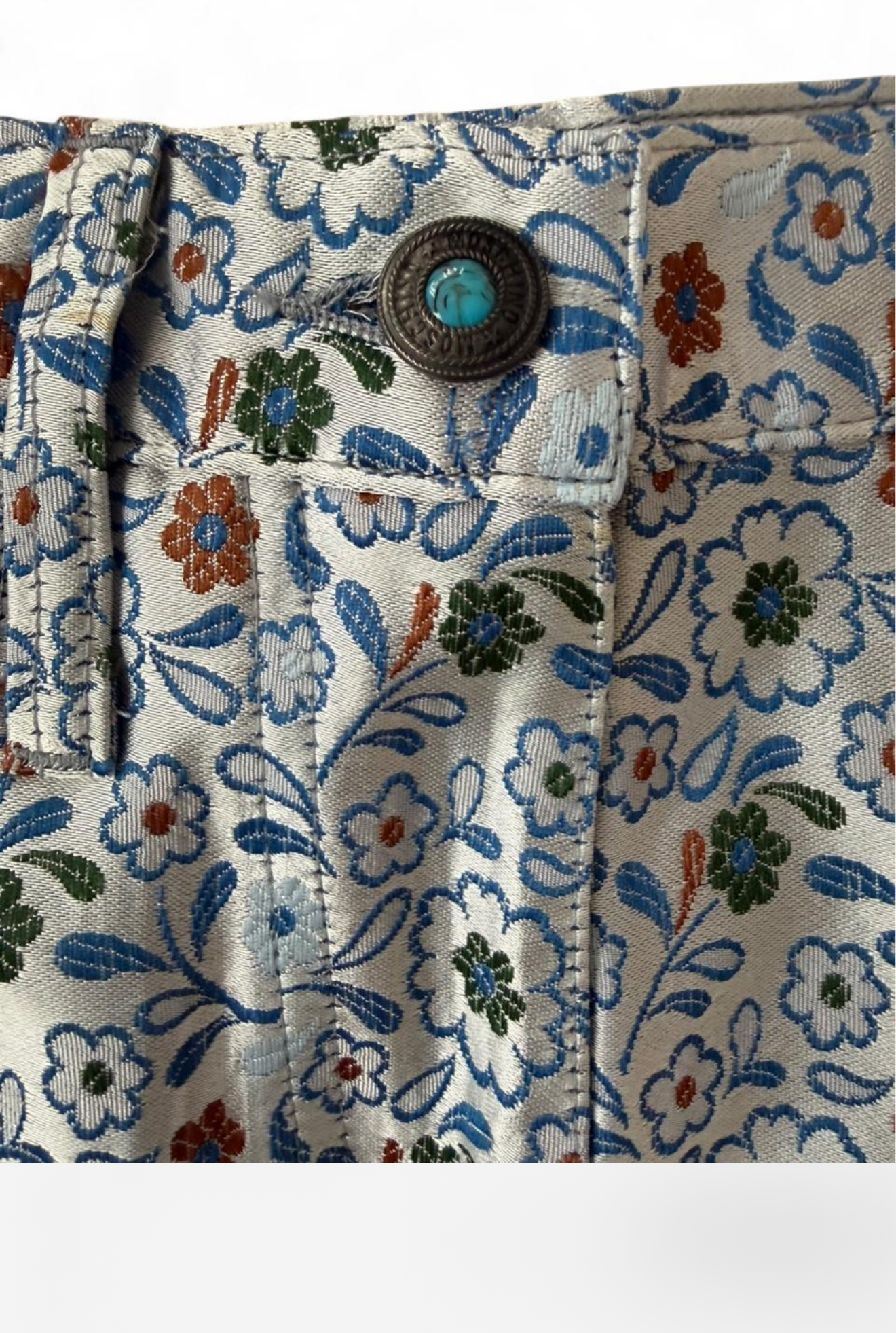 Moschino Jeans Floral Mini Skirt Late 90s/Y2K with original tags