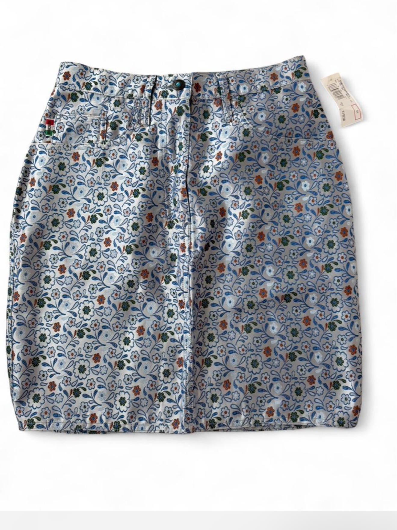 Moschino Jeans Floral Mini Skirt Late 90s/Y2K with original tags