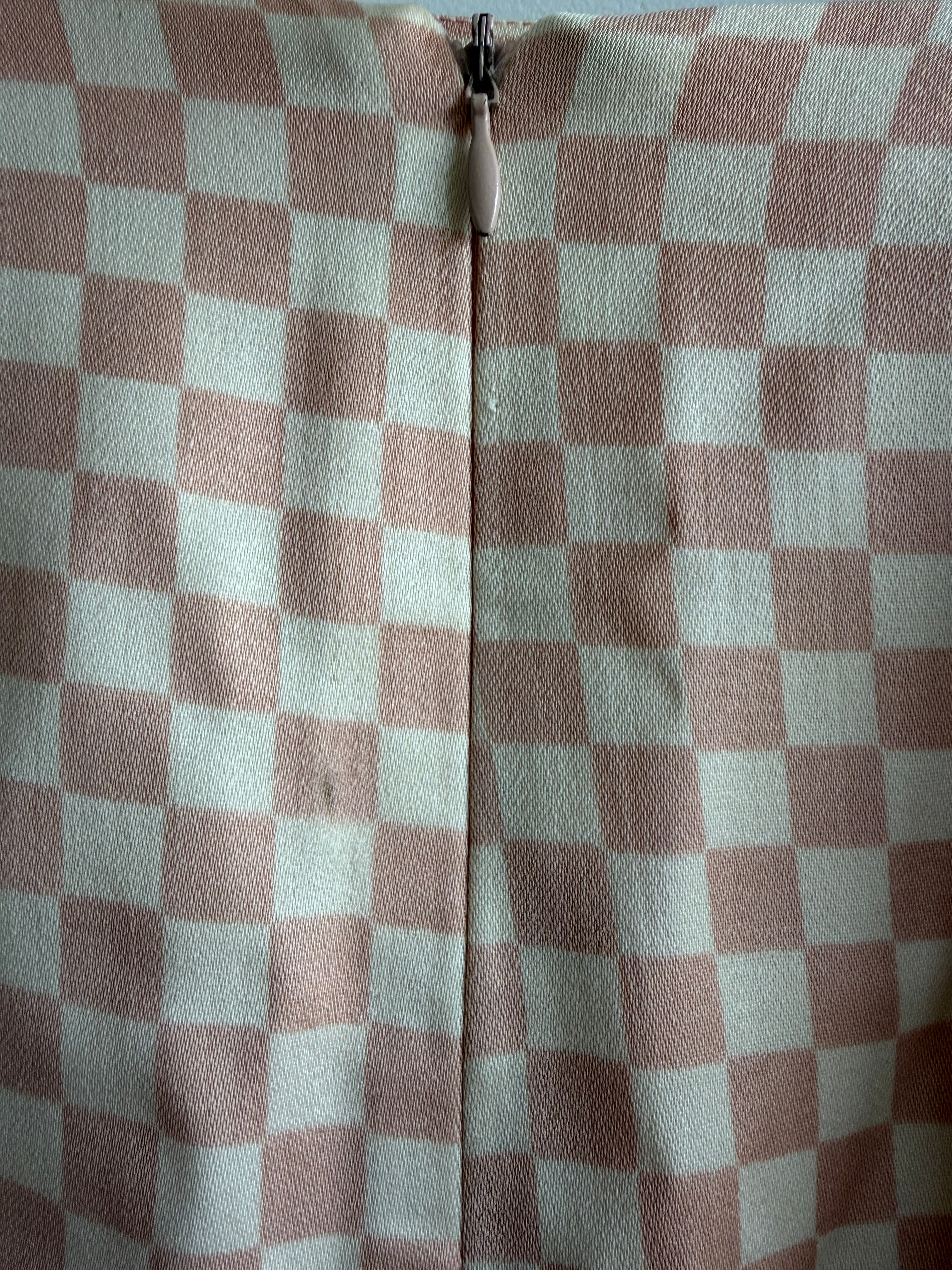 Gianni Versace Couture FW 1995 Runway Checkerboard Mini Skirt