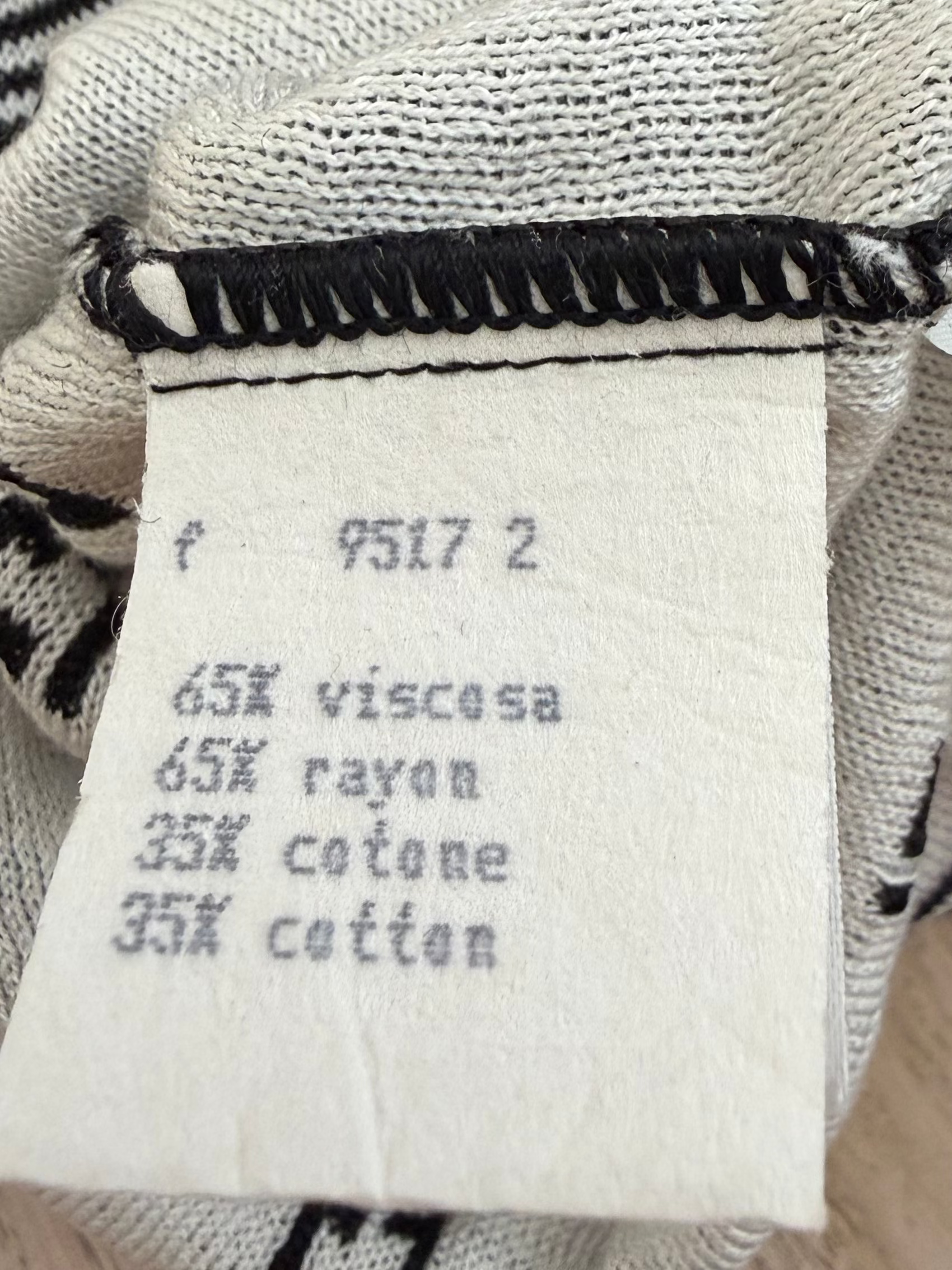 Vintage Fendi FF Zucca Monogram Knit Tee- late 90s