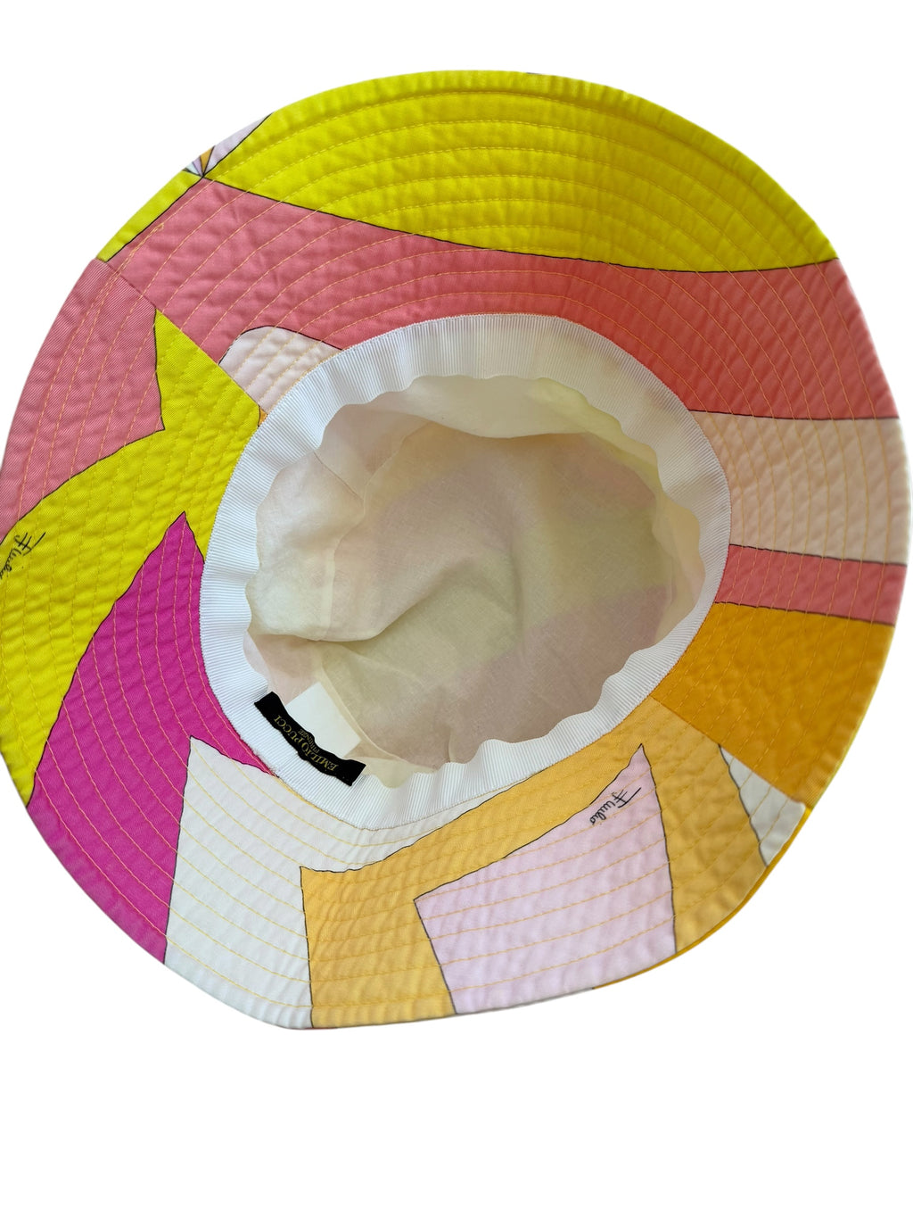 Emilio Pucci Y2K Patchwork Bucket Hat