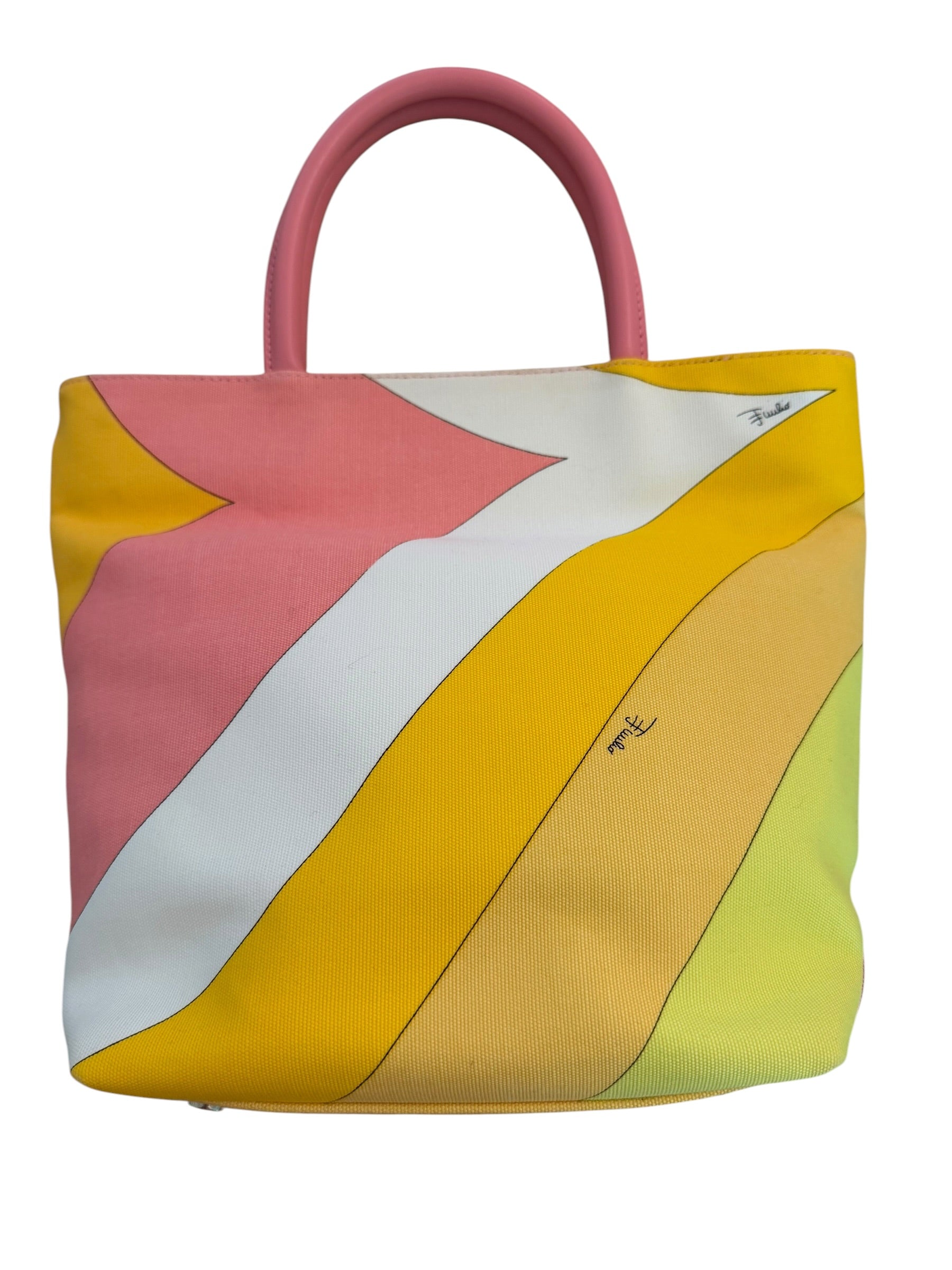 Emilio Pucci Printed Y2K Canvas Mini Tote Bag – Edited Archive