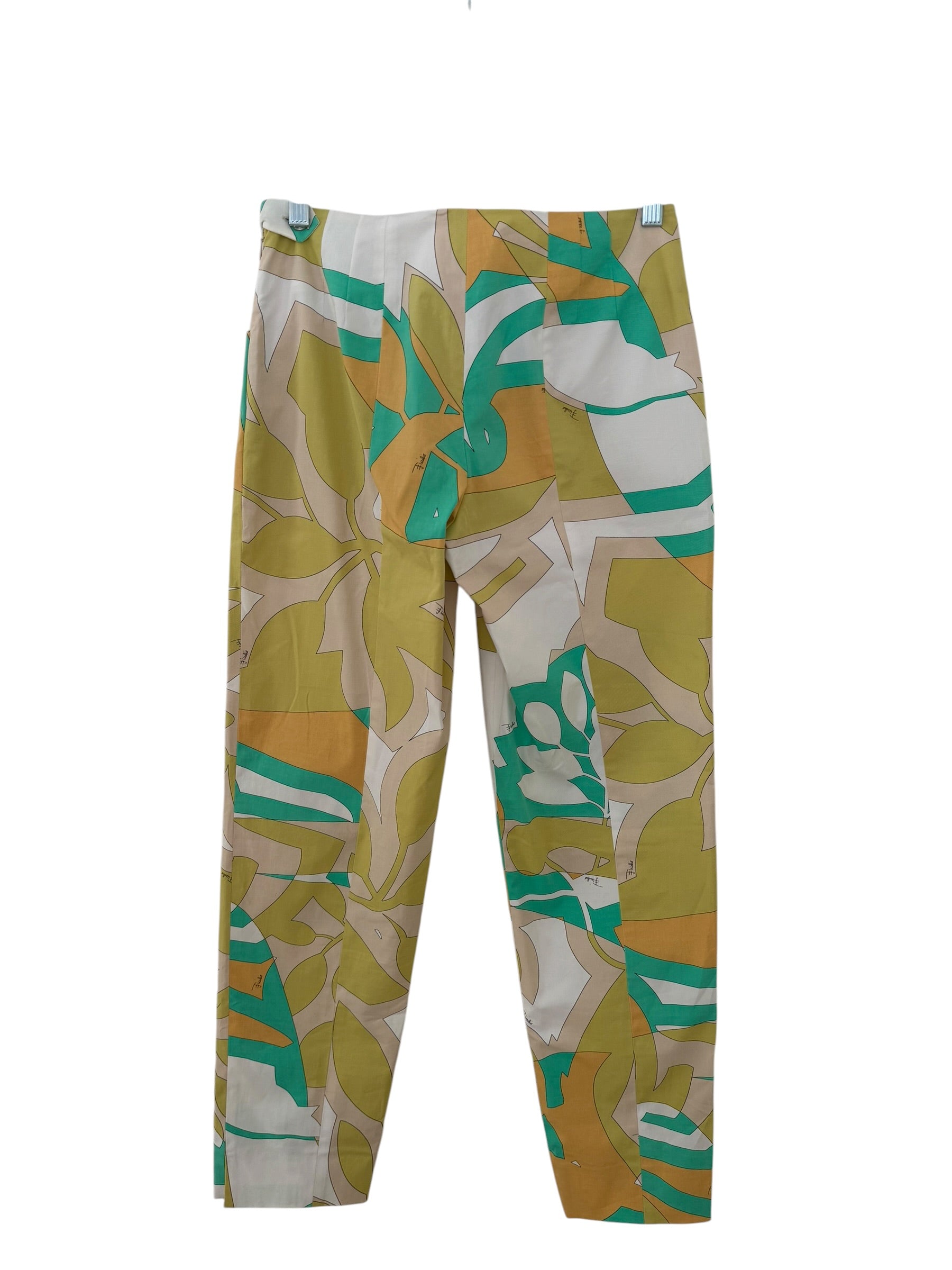 Emilio Pucci Abstract Print Straight-Leg Pants